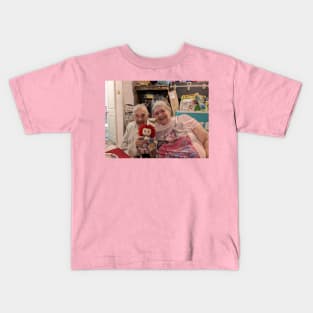 Father and daughter and toy Kids T-Shirt